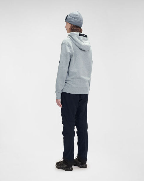 C.P. COMPANY Diagonal Raised Fleece Hoodie Mens Apparel -